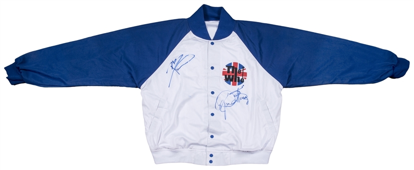 Roger Daltrey and Pete Townshend Dual Signed Jacket (PSA/DNA)